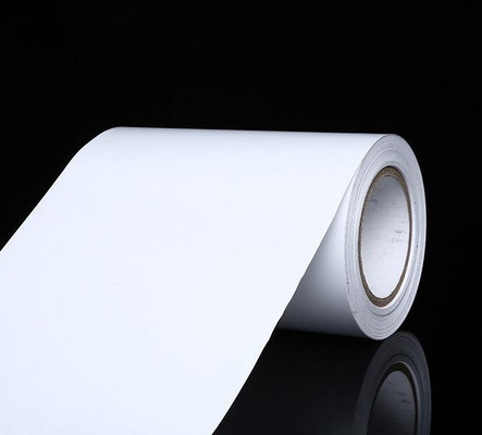 Colle acrylique matérielle brillante blanche de l'étiquette WG4833 adhésive de pp
